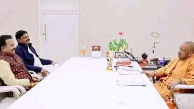 अनूपशहर: अनुपशहर विधायक संजय शर्मा ने लखनऊ में मुख्यमंत्री योगी आदित्यनाथ से मुलाकात की