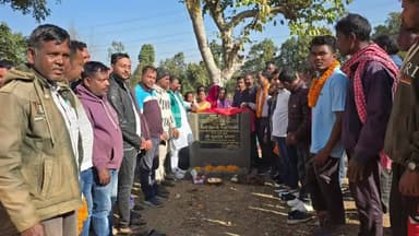 मांडर: पूर्व मंत्री बंधु तिर्की ने मांडर में दो योजनाओं का शिलान्यास किया