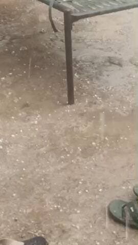 लीडी,पीसांगन में ओलावृष्टि