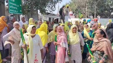 ਰਾਮਪੁਰਾ ਫੂਲ: ਪਿੰਡ ਜਿਉਂਦ ਵਿਖੇ ਕਿਸਾਨਾਂ ਦਾ ਆਪਣੇ ਮੰਗਾਂ ਨੂੰ ਲੈ ਕੇ ਧਰਨਾ