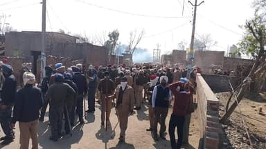 ਰਾਮਪੁਰਾ ਫੂਲ: ਪਿੰਡ ਜਿਉਂਦ ਵਿਖੇ ਪੁਲਿਸ ਕਿਸਾਨ ਆਹਮੋ ਸਾਹਮਣੇ