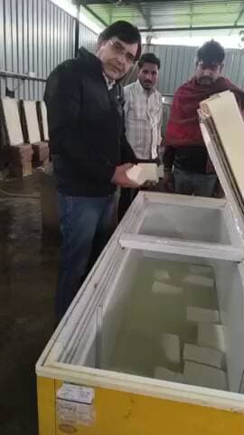 बानसूर: बानसूर के मल्लुवास में मिलावटी पनीर पर कार्रवाई, 150 किलोग्राम पनीर को किया गया नष्ट