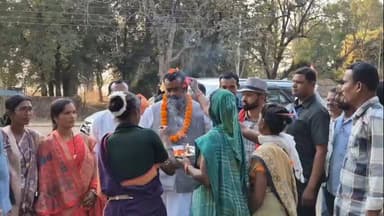 फरसगांव: विधायक नीलकण्ठ टेकाम ने ग्राम सिरपुर में स्टाप डेम और पुलिया निर्माण हेतु किया भूमिपूजन