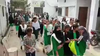 फरीदपुर: कड़ी सुरक्षा के बीच परीक्षा सफलतापूर्वक संपन्न हुई