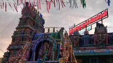 குளத்தூர்: வெள்ளனூரில் ஸ்ரீ அழகு நாச்சியம்மன் கோவில் தேர் திருவிழாவில் 5000க்கும் மேற்பட்ட பக்தர்கள் பங்கேற்று தேரை இழுத்தனர்