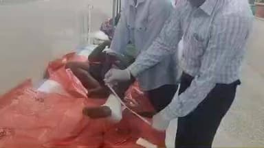 घुघरी: बेकाबू मोटरसाइकिल ने पैदल जा रहे परिवार को मारी टक्कर, तीन घायल