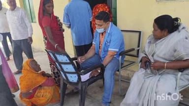 नावाडीह: पूर्व मंत्री श्रीमती बेबी देवी द्वारा नि:शुल्क मोतियाबिंद जांच शिविर का आयोजन