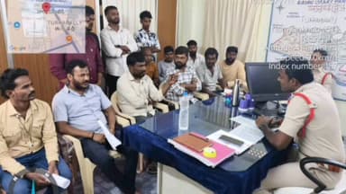 నారాయణ్ఖేడ్: చత్రపతి శివాజీ 395 వ జయంతి ఉత్సవాల నిర్వహణ కోసం సమీక్ష లో పాల్గొన్న నారాయణఖేడ్ సీ ఐ శ్రీనివాస్ రెడ్డి