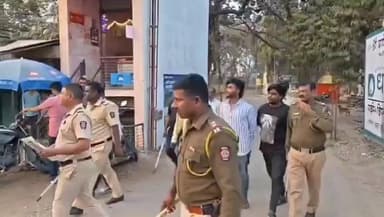 चिखली: खंडणी मागणाऱ्यांची पोलिसांनी काढली धाड शहरातून धिंड! हातकड्यांसह बेशरमांसारखे फिरत होते तिन्ही जण