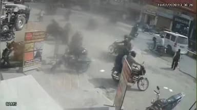 बेतिया: स्टेशन चौक हादसे का वीडियो वायरल, CCTV में कैद 'मौत की रफ़्तार'