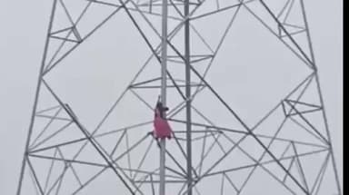 देपालपुर: टॉवर पर चढ़ने वाली महिला के मामले में अधिकारियों का बयान, कहा- समझाकर नीचे उतारा