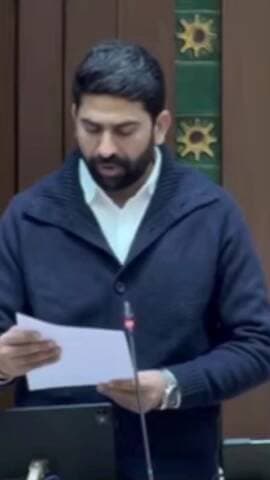 शाहपुरा: शाहपुरा विधायक मनीष यादव ने विधानसभा में टूटी सड़क का मुद्दा उठाया