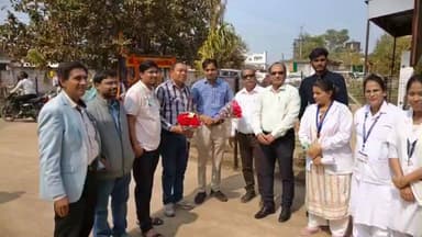 ब्यावरा: ब्यावरा सिविल अस्पताल का राज्य स्तरीय दो सदस्यीय कायाकल्प टीम ने किया निरीक्षण