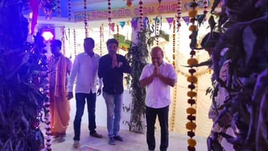 ଧର୍ମଶାଳା: କଣିପାଟିଆ ଗ୍ରାମରେ ଆୟୋଜିତ ଅଷ୍ଟପ୍ରହରୀ ନାମଯଜ୍ଞ ଉତ୍ସବରେ ଯୋଗଦେଲେ ପ୍ରଣବ