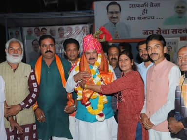 पचोर: पचोर उदनखेड़ी में ₹3.3 करोड़ के रेस्ट हाउस की सौगात, राज्यमंत्री गौतम टेटवाल का हुआ स्वागत