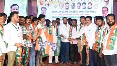 ಬಸವಕಲ್ಯಾಣ: ನಗರದಲ್ಲಿ ಕೋಹಿನೂರ ಗ್ರಾಪಂ ಮಾಜಿ ಅಧ್ಯಕ್ಷ ಬಿಜೆಪಿ ತೊರೆದು ಕಾಂಗ್ರೆಸ್ ಸೇರ್ಪಡೆ