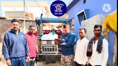 लाखनी: म-हेगाव शिवारात अवैध रेतीची वाहतूक करणारा ट्रॅक्टर पकडला; ४.५६ लाखांचा मुद्देमाल जप्त