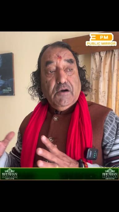 बढ़ते नशे को रोकने के लिए समाज के सभी लोगों को होना होगा एकजुट मां हटेश्वरी के गुर ओम प्रकाश शर्मा ने दी जानकारी