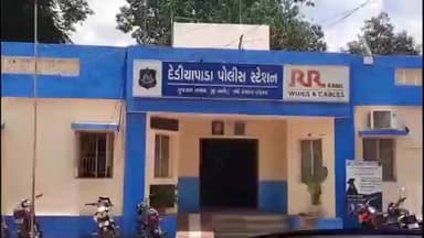 ડેડીયાપાડા: આબાગામ ખાતે થી ઇંગ્લીશ દારૂ ઝડપી પાડતી ડેડીયાપાડા પોલીસ.