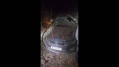 माजलगाव: माजलगावच्या जायकवाडी फाट्याजवळ कारचा भीषण अपघात