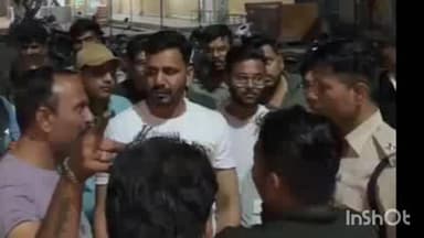 कुक्षी: अंबेडकर चौराहा कुक्षी में रेलिंग से टकराया ट्राला, जयस संगठन ने अनियंत्रित वाहनों पर कार्रवाई की मांग की