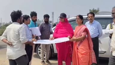 మంగళగిరి: మంగళగిరి మున్సిపల్ కార్పొరేషన్ పరిధిలో విస్తృతంగా పర్యటిస్తున్న కలెక్టర్