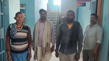 धोरैया: धोरैया पुलिस ने अलग-अलग जगहों से तीन वारंटियों को गिरफ्तार कर न्यायिक हिरासत में भेजा