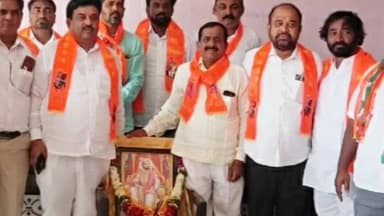 ಭಾಲ್ಕಿ: ಪಟ್ಟಣದ ಕಾಂಗ್ರೆಸ್ ಕಚೇರಿಯಲ್ಲಿ ಛತ್ರಪತಿ ಶಿವಾಜಿ ಜಯಂತಿ ಆಚರಣೆ