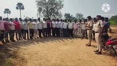 పాలకుర్తి: అక్రమ ఇసుక రవాణా చేస్తున్న దాదాసాహెబ్ కాలనీవాసులతో ప్రతిజ్ఞ చేయించిన దేవరుప్పుల ఎస్సై సృజన్ కుమార్