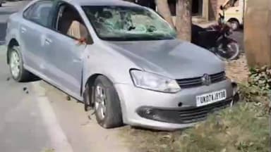 डोईवाला: दुधली में देर रात हुआ कार हादसा, नींद की झपकी बनी वजह