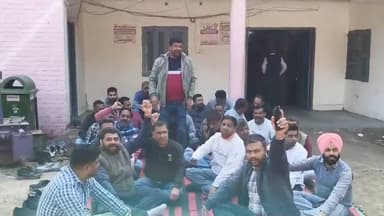 रादौर: एचएसईबी वर्कर यूनियन ने प्रबंधन की नीतियों के खिलाफ दो घंटे प्रदर्शन कर जताया रोष