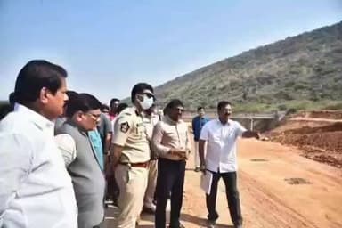 యర్రగొండపాలెం: దోర్నాల మండలంలో సీఎం పర్యటన ఏర్పాట్లను పరిశీలించిన జిల్లా కలెక్టర్ రాజాబాబు