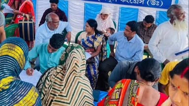 বড়ঞা: কুলিতে যুব সাথী ক্যাম্পে খোঁজখবর নিলেন ব্লক তৃণমূলের সভাপতি