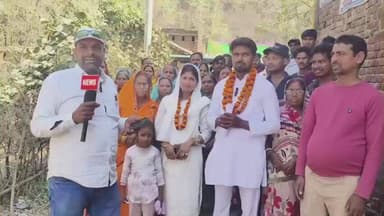 पिपरा: वार्ड संख्या 13 के प्रत्याशी विक्रम शर्मा का जनसंपर्क तेज, 'मोतियों का हार' छाप पर समर्थन मांगा