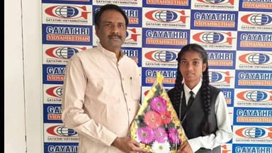 పెద్దపల్లి: రాష్ట్రస్థాయి సీఎం కప్ కబడ్డీ పోటీలకు గాయత్రీ విద్యార్థిని ఎంపిక