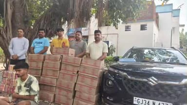 સંખેડા: લોટીયા ચોકડી બોડેલી-ડભોઇ હાઇવે રોડ ઉપર ફ્રોન્ક્સ ગાડીમાં લઈ જવાતો વિદેશી દારૂ એલસીબીએ જપ્ત કર્યો.