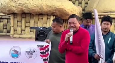 ডিফু: কাৰ্বি আংলঙৰ থং নকবে এণ্ড ৰংফাৰ্পি ৰংবে কেকাট মিনি মাৰাথনৰ ফ্লেগ অফ কৰে CEM তুলিৰাম ৰংহাঙে