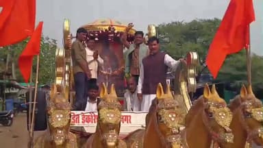 जैसीनगर: छत्रपति शिवाजी महाराज की जयंती पर जैसीनगर में निकली भव्य वाहन रैली, जयघोष से गूंजा नगर