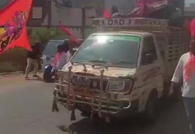 కనిగిరి: పామూరు పట్టణంలో చత్రపతి శివాజీ మహారాజ్ జయంతి వేడుకలను ఘనంగా నిర్వహించిన బిజెపి నాయకులు, పట్టణంలో ర్యాలీ