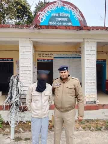 डीडीहाट: कोतवाली अस्कोट पुलिस ने एक वारंटी अभियुक्त को गिरफ्तार किया