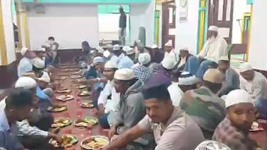 परसा: चेतन परसा जामा मस्जिद में दावत-ए-इफ्तार, रोजेदारों ने अमन-शांति की दुआ मांगी