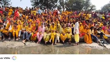 पंचदेवरी: पंचदेवरी प्रखंड के भृंगीचक में भव्य कलशयात्रा के साथ श्री सीताराम महायज्ञ शुरू, उमड़ी श्रद्धालुओं की भीड़