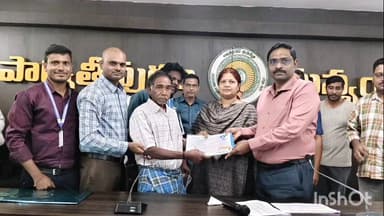 వెట్టి చాకిరీ విముక్తుడికి రూ.3 లక్షలు పునరావాస ప్యాకేజీని అందజేసిన జిల్లా కలెక్టర్ డాక్టర్ ఎన్ భాకర్ రెడ్డి