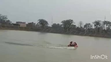 पोहरी: श्योपुर रोड स्थित तालाब में डूबे युवक का दूसरे दिन भी नहीं मिला सुराग, एसडीआरएफ टीम जुटी