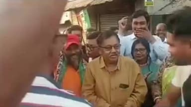 হাঁসখালি: ময়ূরহাট দু নম্বর গ্রাম পঞ্চায়েতের বিজেপি মেম্বার গৌতম বিশ্বাস তৃণমূলে যোগ