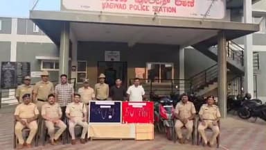 ಕಾಗವಾಡ: ಉಗಾರ ಖುರ್ದ ಗ್ರಾಮದಲ್ಲಿ ಮನೆಗಳ್ಳತನ ಮಾಡಿ ಪರಾರಿಯಾಗಿದ್ದ ಕಳ್ಳರನ್ನ ಬಂಧಿಸಿದ ಪೊಲೀಸರು