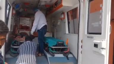 पंडारक: पंडारक थाना क्षेत्र में अज्ञात वाहन और हाईवा में टक्कर