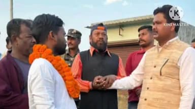 तमाड़ 1: बुंडू नगर पंचायत चुनाव: शंकर सिंह मुंडा के समर्थन में पैदल मार्च, अध्यक्ष पद के लिए कर रहे हैं प्रचार