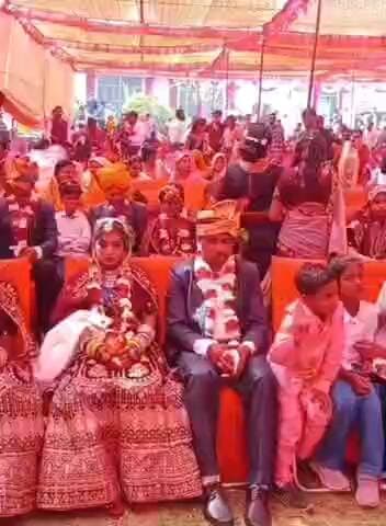 अलवर: फुलेरा दोज पर बुद्ध विहार में सेन समाज ने 35 जोड़ों का सामूहिक विवाह कराया, समाज ने एकता और सादगी का दिया संदेश