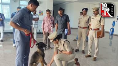 నేరస్థుల అడుగుజాడల ఆధారాలు గుర్తింపులో ట్రాకర్ శునకం " మాయ " వనపర్తి జిల్లా ఎస్పీ సునీత రెడ్డి